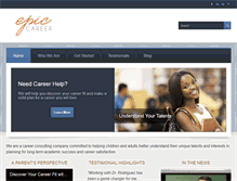 Tablet Screenshot of epiccareer.net